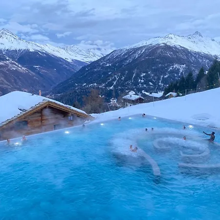 D'hotes - Thyon-les Collons, 4 Vallees - Pistes A 200m, Vue Magnifique ! Oda ve Kahvaltı Hérémence